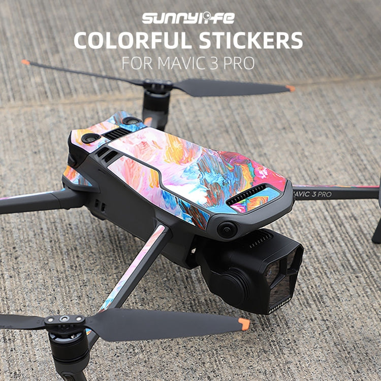 For DJI Mavic 3 Pro / RC Pro Sunnylife Drone Body Remote Control Decorative Stickers Set(Cool Purple) - HoMEdemic™ 