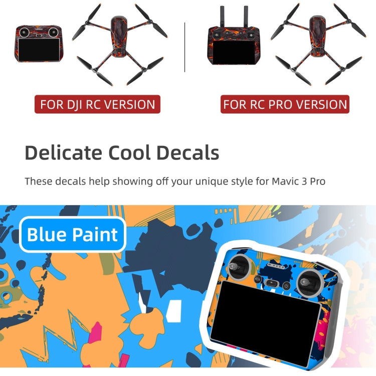 For DJI Mavic 3 Pro / RC Pro Sunnylife Drone Body Remote Control Decorative Stickers Set(Cool Purple) - HoMEdemic™ 