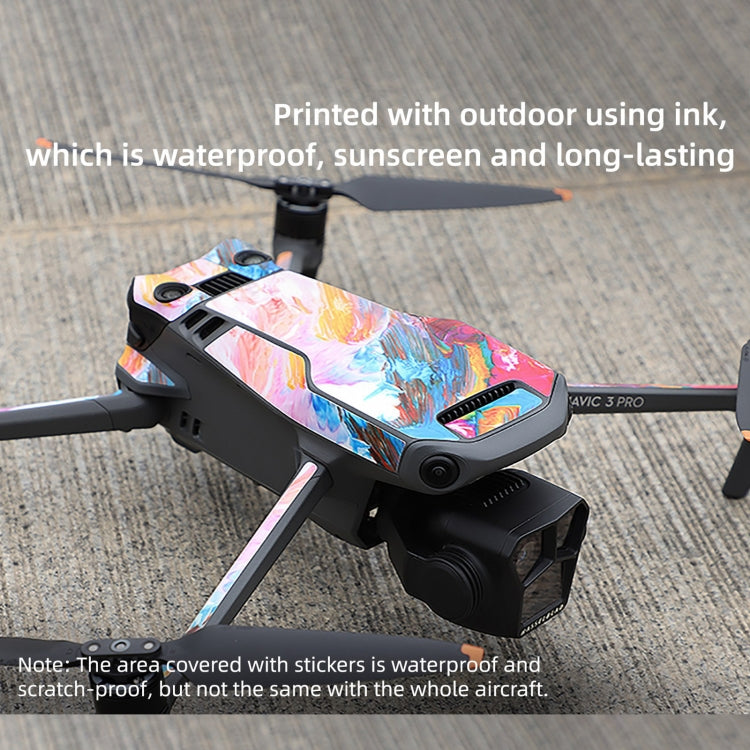 For DJI Mavic 3 Pro / RC Pro Sunnylife Drone Body Remote Control Decorative Stickers Set(Cool Purple) - HoMEdemic™ 