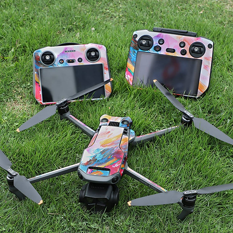 For DJI Mavic 3 Pro / RC Pro Sunnylife Drone Body Remote Control Decorative Stickers Set(Cool Purple) - HoMEdemic™ 