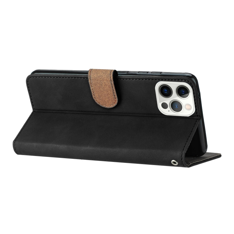 For iPhone 15 Pro Max Seven Butterflies Embossed Leather Phone Case(Black) - HoMEdemic™ 