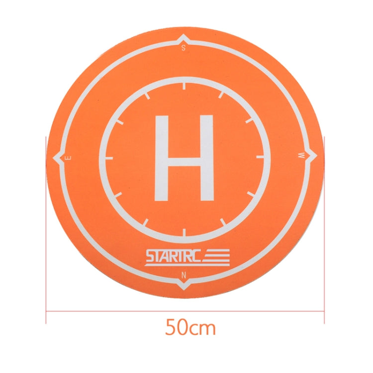 For DJI Mavic Mini / Air 2 / / Air 2S STARTRC RC Drone Quadcopter Portable Parking Apron Fast-fold Landing Parking Pad, Diameter: 50cm(Orange) - HoMEdemic™ 