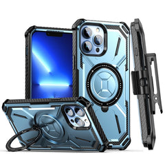 Armor Series Holder Phone Case with Back Clip, For iPhone 13 Pro Max, For iPhone 13 Pro, For iPhone 13, For iPhone SE 2022 / SE 2020 / 8 / 7 - HoMEdemic™ 