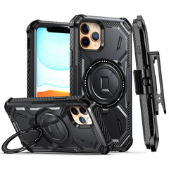 Armor Series Holder Phone Case with Back Clip, For iPhone 13 Pro Max, For iPhone 13 Pro, For iPhone 13, For iPhone SE 2022 / SE 2020 / 8 / 7 - HoMEdemic™ 