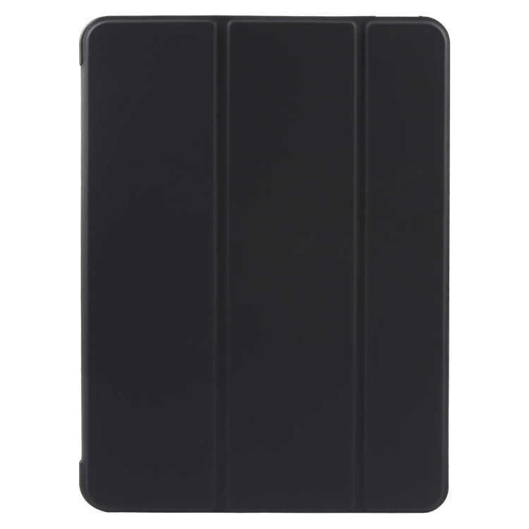 For iPad 10.9 2022 / Air 5 / Air 4 GEBEI 3-folding Holder Shockproof Flip Leather Tablet Case(Black) - HoMEdemic™ 