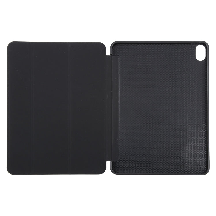 For iPad 10.9 2022 / Air 5 / Air 4 GEBEI 3-folding Holder Shockproof Flip Leather Tablet Case(Black) - HoMEdemic™ 