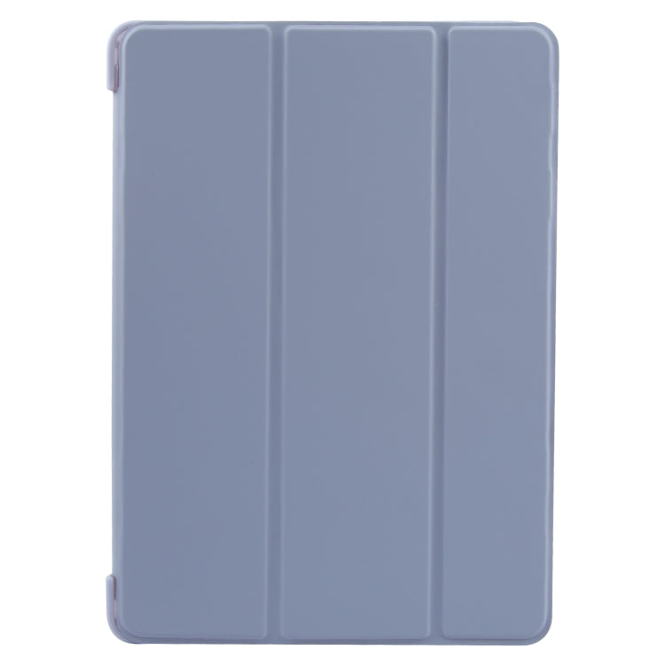 For iPad 9.7 2018 & 2017 / Air / Air2 GEBEI 3-folding Holder Shockproof Flip Leather Tablet Case(Light Purple) - HoMEdemic™ 