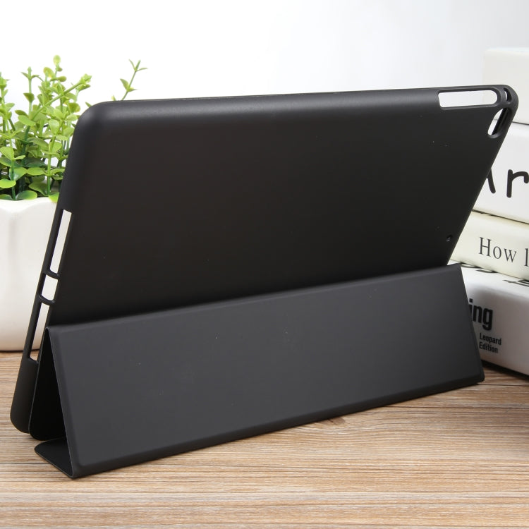 For iPad 9.7 2018 & 2017 / Air / Air2 GEBEI 3-folding Holder Shockproof Flip Leather Tablet Case(Black) - HoMEdemic™ 