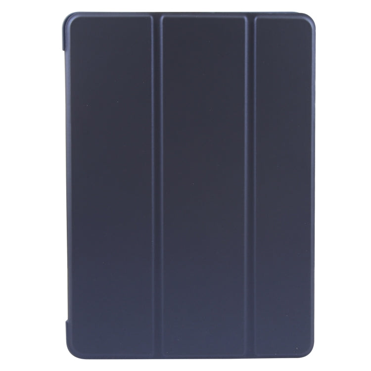 For iPad 9.7 2018 & 2017 / Air / Air2 GEBEI 3-folding Holder Shockproof Flip Leather Tablet Case(Dark Blue) - HoMEdemic™ 