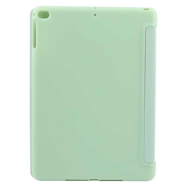 For iPad 9.7 2018 & 2017 / Air / Air2 GEBEI 3-folding Holder Shockproof Flip Leather Tablet Case(Green) - HoMEdemic™ 