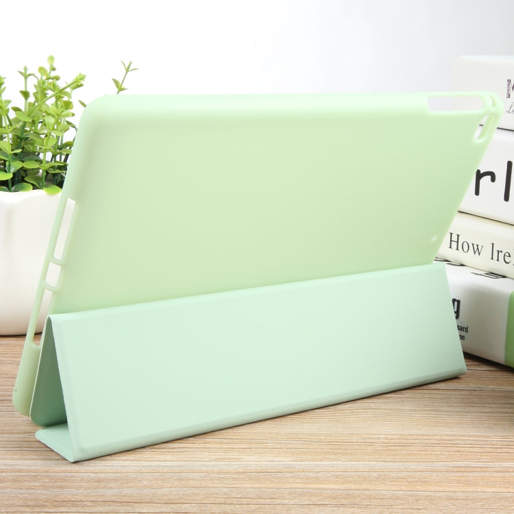For iPad 9.7 2018 & 2017 / Air / Air2 GEBEI 3-folding Holder Shockproof Flip Leather Tablet Case(Green) - HoMEdemic™ 