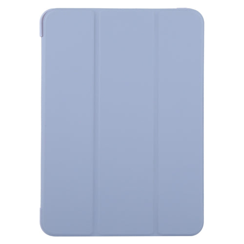 For iPad Air 11 2024 GEBEI 3-folding Holder Shockproof Flip Leather Tablet Case(Light Purple) - HoMEdemic™ 