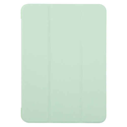 For iPad Air 11 2024 GEBEI 3-folding Holder Shockproof Flip Leather Tablet Case(Green) - HoMEdemic™ 