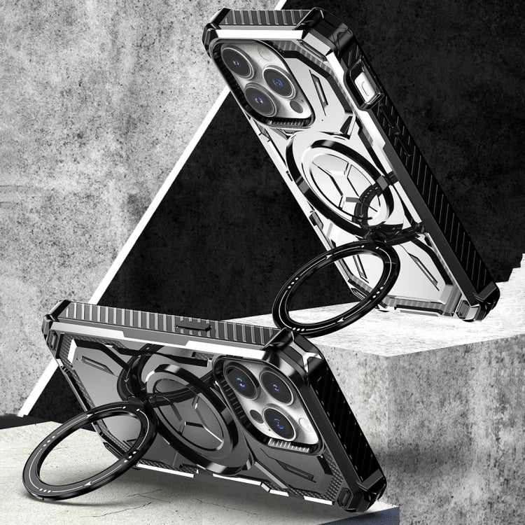 For iPhone 15 Pro Armor Series Holder Phone Case(Red) - HoMEdemic™ 