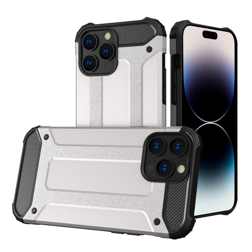 For iPhone 15 Pro Max Magic Armor TPU Phone Case(Silver) - HoMEdemic™ 