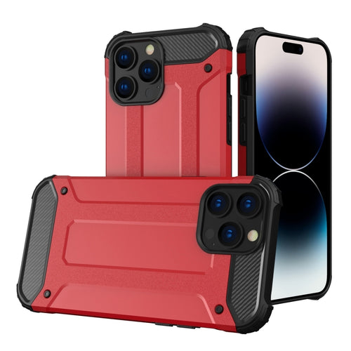 For iPhone 15 Pro Max Magic Armor TPU Phone Case(Red) - HoMEdemic™ 