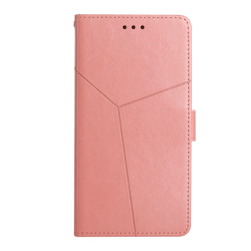 For iPhone 15 Pro Max HT01 Y-shaped Pattern Flip Leather Phone Case(Pink) - HoMEdemic™ 