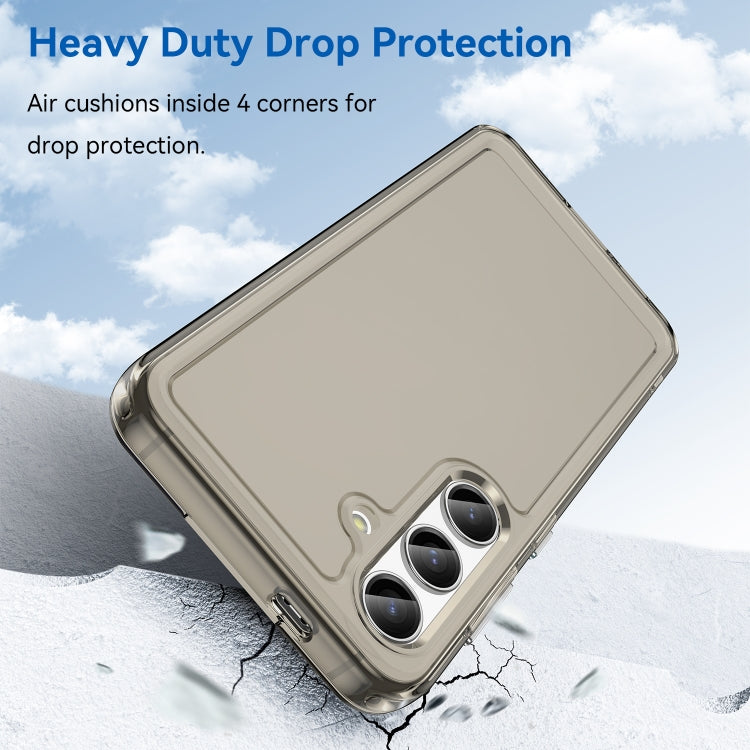 For Samsung Galaxy S24 5G Candy Series TPU Phone Case(Transparent Grey) - HoMEdemic™ 