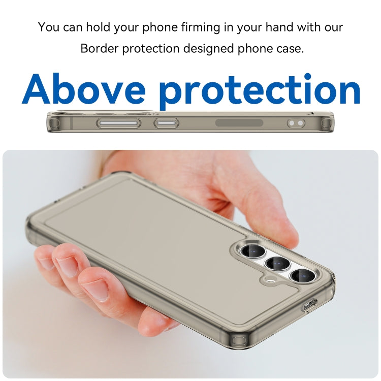 For Samsung Galaxy S24 5G Candy Series TPU Phone Case(Transparent Grey) - HoMEdemic™ 