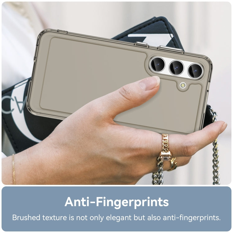 For Samsung Galaxy S24 5G Candy Series TPU Phone Case(Transparent Grey) - HoMEdemic™ 