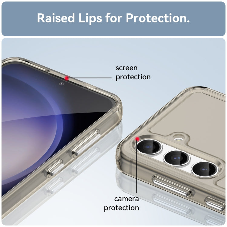 For Samsung Galaxy S24 5G Candy Series TPU Phone Case(Transparent Grey) - HoMEdemic™ 