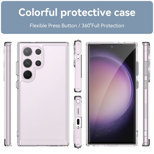 For Samsung Galaxy S24 Ultra 5G Candy Series TPU Phone Case(Transparent) - HoMEdemic™ 