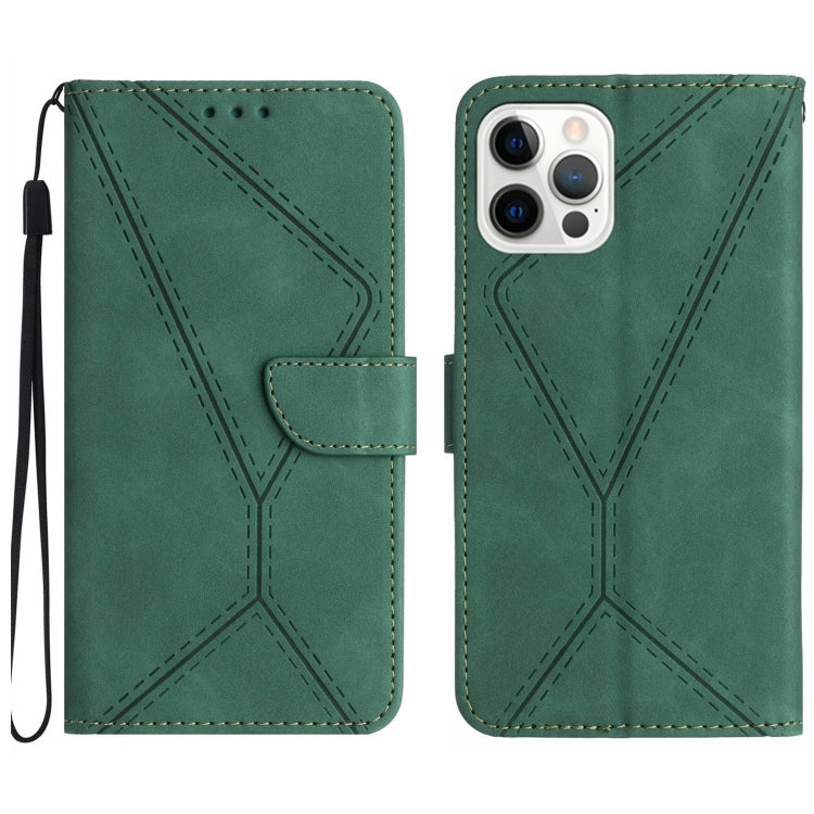 Stitching Embossed Leather Phone Case, For iPhone 16, For iPhone 15 Pro Max, For iPhone 15 Pro, For iPhone 15 Plus - HoMEdemic™ 