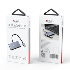 Yesido HB12 4 in 1 USB Multifunction Docking Station HUB Adapter - HoMEdemic™ 
