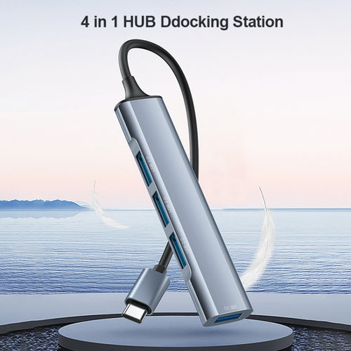 Yesido HB17 4 in 1 USB-C / Type-C Multifunctional Docking Station HUB Adapter - HoMEdemic™ 