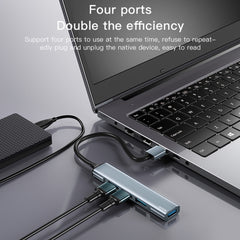 Yesido HB18 4 in 1 USB Multifunctional Docking Station HUB Adapter - HoMEdemic™ 
