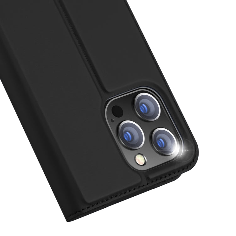 For iPhone 15 Pro Max DUX DUCIS Skin Pro Series Flip Leather Phone Case(Black) - HoMEdemic™ 