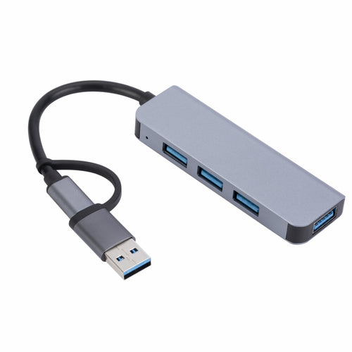 2301 4 in 1 USB+USB-C/Type-C to USB Multi-function Docking Station HUB Adapter - HoMEdemic™ 