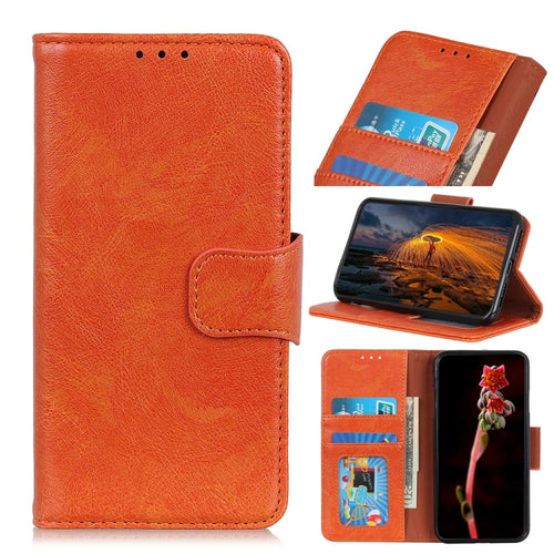 For iPhone 15 Pro Max Nappa Texture Leather Case(Orange) - HoMEdemic™ 