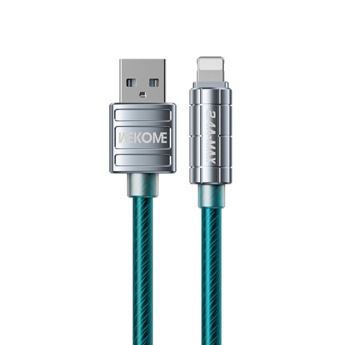 WK WDC-203i 2.4A USB to 8 Pin Data Cable, Length: 1m(Blue) - HoMEdemic™ 