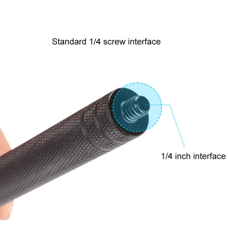 Diamond Texture  Aluminum Alloy Extension Rod Tube(Black) - HoMEdemic™ 