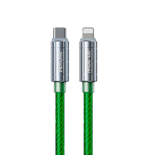 WK WDC-205 PD 20W USB-C/Type-C to 8 Pin Super Fast Charge Data Cable, Length: 1m(Green) - HoMEdemic™ 