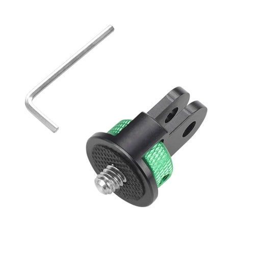 1/4 inch Screw Adjustable Metal Action Camera Adapter(Green Black) - HoMEdemic™ 