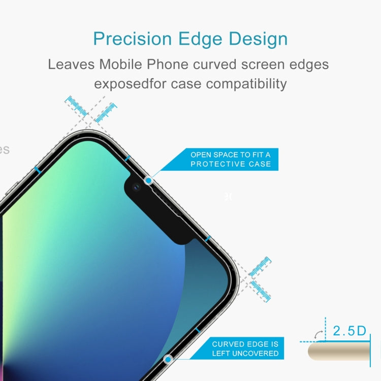 For iPhone 13 mini 0.26mm 9H 2.5D High Aluminum Tempered Glass Film - HoMEdemic™ 