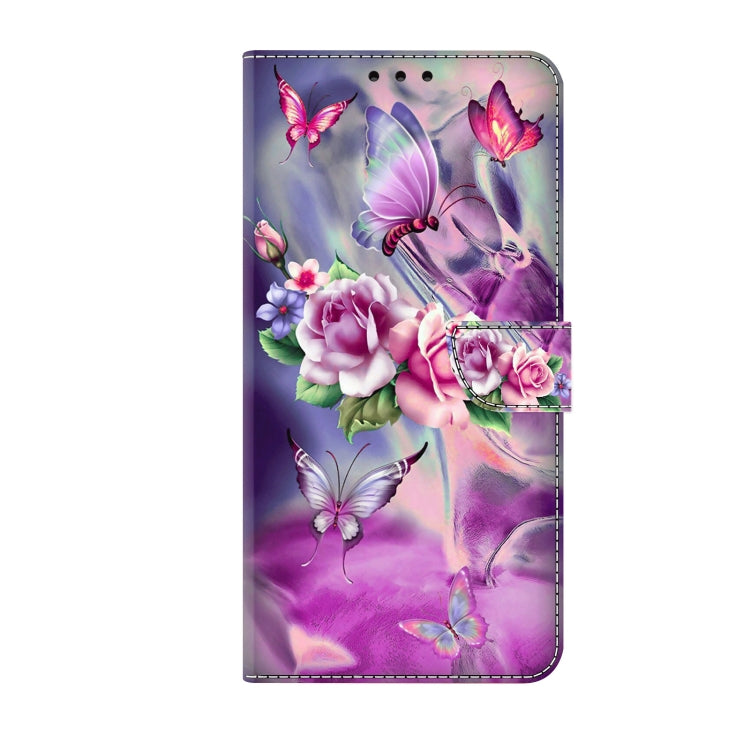 For iPhone 15 Pro Crystal 3D Shockproof Protective Leather Phone Case(Butterfly) - HoMEdemic™ 