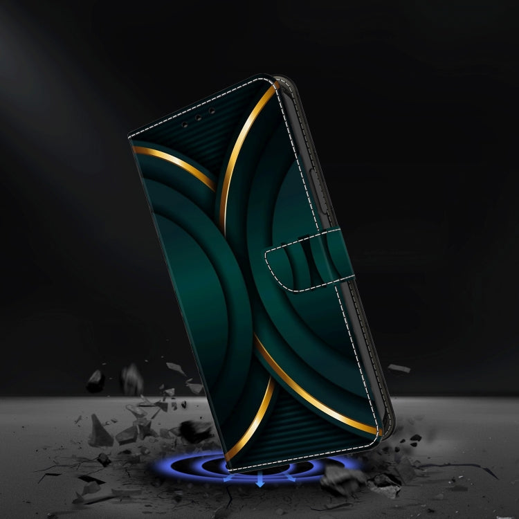 For iPhone 15 Pro Crystal 3D Shockproof Protective Leather Phone Case(Gold Outline) - HoMEdemic™ 