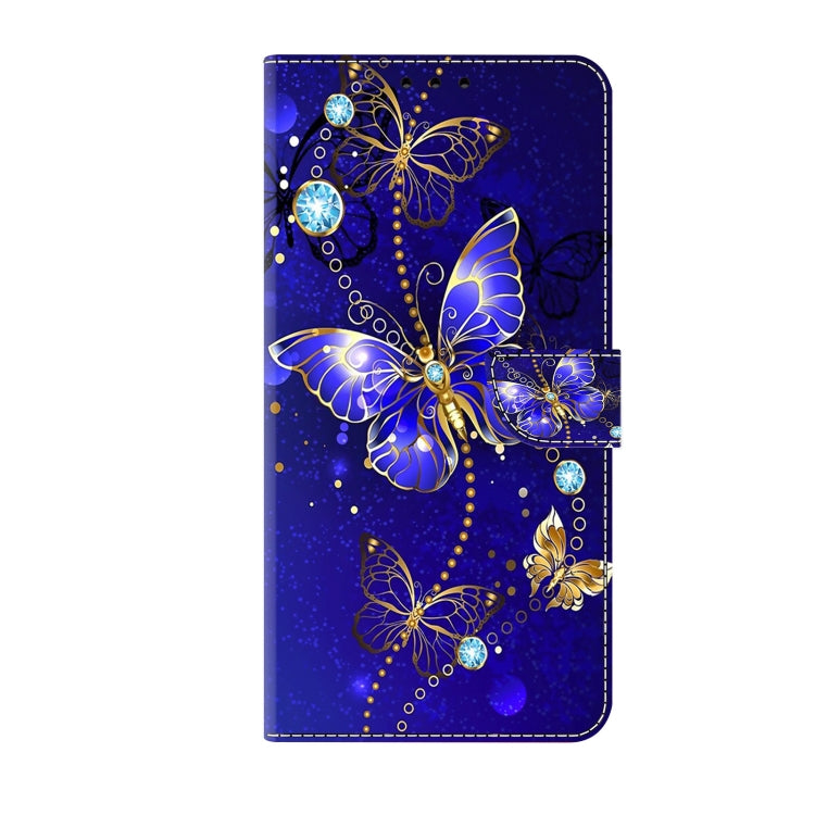 For iPhone 15 Pro Crystal 3D Shockproof Protective Leather Phone Case(Diamond Butterfly) - HoMEdemic™ 