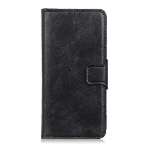 For iPhone 15 Pro Max Mirren Crazy Horse Texture Horizontal Flip Leather Phone Case(Black) - HoMEdemic™ 