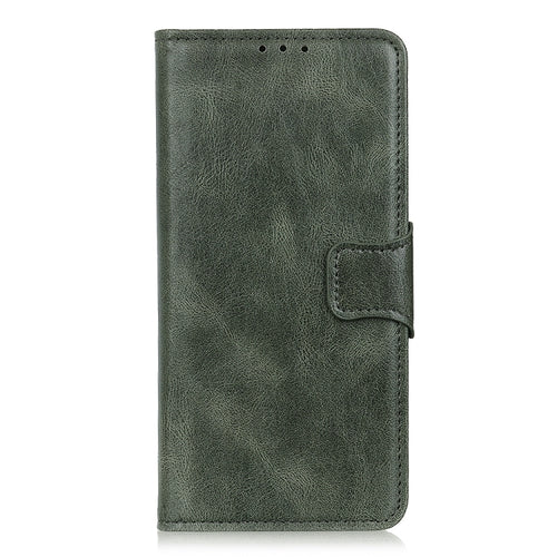 For iPhone 15 Pro Max Mirren Crazy Horse Texture Horizontal Flip Leather Phone Case(Dark Green) - HoMEdemic™ 