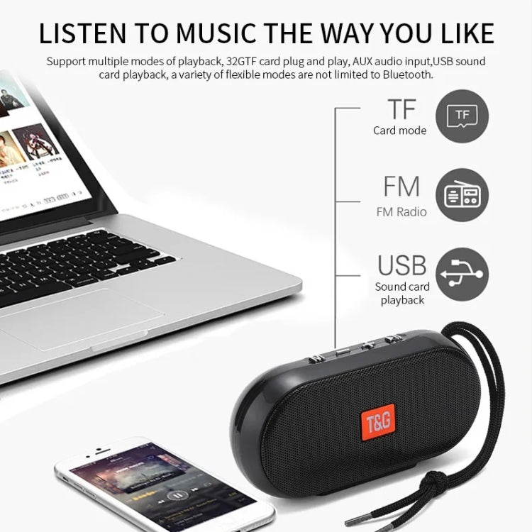 T&G TG179 Outdoor Multifunctional Wireless Bluetooth Speaker Support USB / TF / FM(Yellow) - HoMEdemic™ 