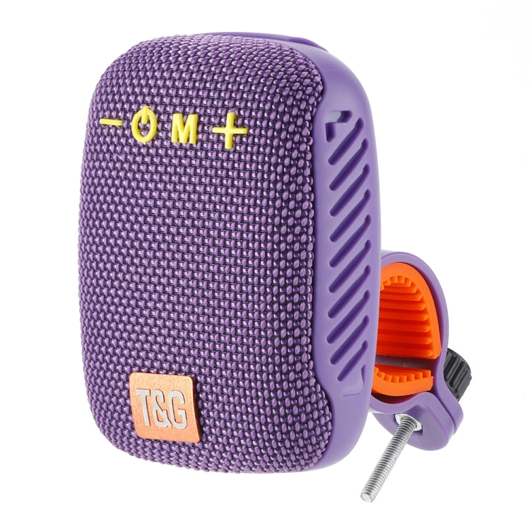 T&G TG-392 Outdoor Bicycle TWS Wireless Bluetooth IPX5 Waterproof Speaker(Purple) - HoMEdemic™ 