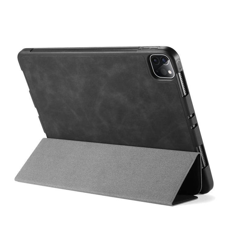 For iPad Pro 11 (2020) DG.MING See Series Horizontal Flip Leather Tablet Case ，with Holder & Pen Tray(Black) - HoMEdemic™ 