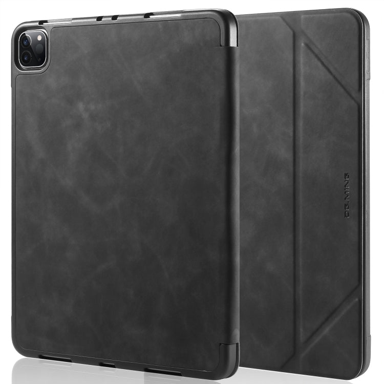 For iPad Pro 11 (2020) DG.MING See Series Horizontal Flip Leather Tablet Case ，with Holder & Pen Tray(Black) - HoMEdemic™ 