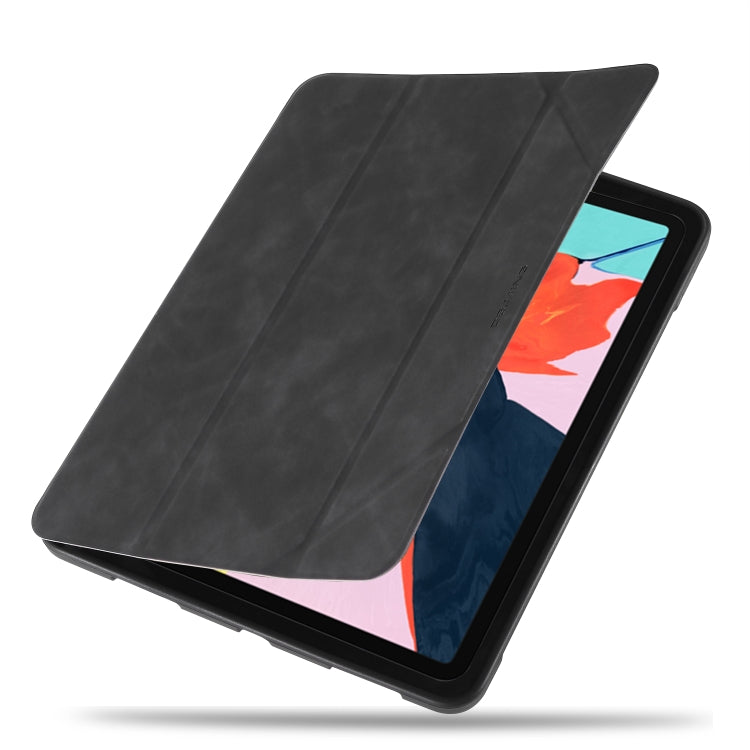 For iPad Pro 11 (2020) DG.MING See Series Horizontal Flip Leather Tablet Case ，with Holder & Pen Tray(Black) - HoMEdemic™ 