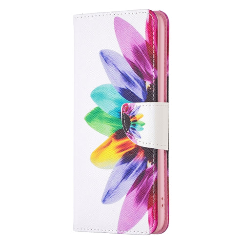 For iPhone 15 Pro Max Colored Drawing Pattern Leather Phone Case(Sun Flower) - HoMEdemic™ 