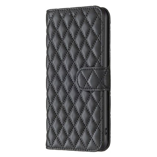 For iPhone 15 Pro Max Diamond Lattice Wallet Flip Leather Phone Case(Black) - HoMEdemic™ 